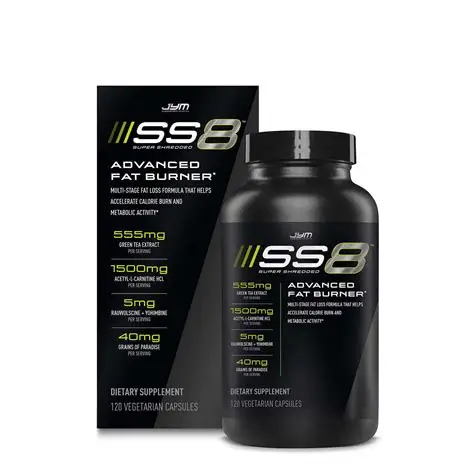 ss8™ super shredded 8 advanced fat burner* 120 capsules (30 servings) ss8™ super shredded 8 advanced fat burner* 120 capsules (30 servings)