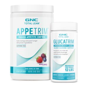 gnc total lean® appetrim + glucatrim weight loss bff bundle